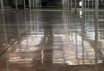 Polished Concrete Commercial Flooring, warehouse in Maine