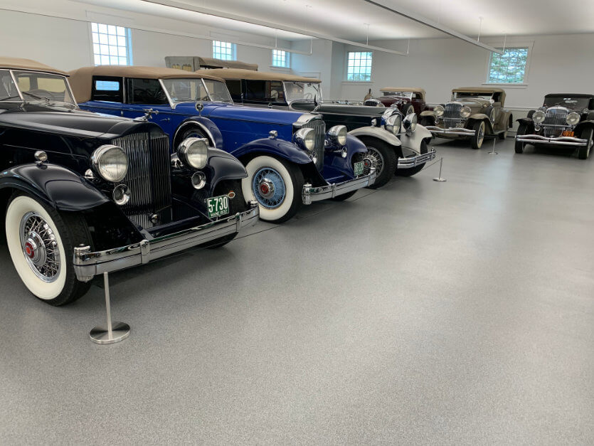 Shimmering New Floor Showcases Impressive Car Collection